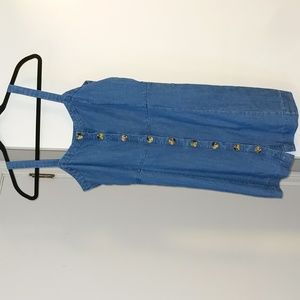 Loft denim dress with pockets